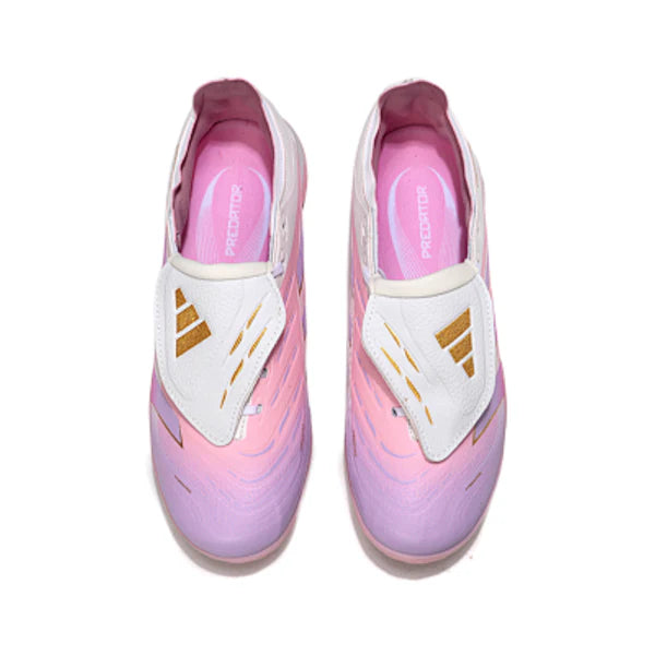 Adidas Predator 25 Elite Tongue Lamine Yamal Pink Turf TF Kids Football Boot