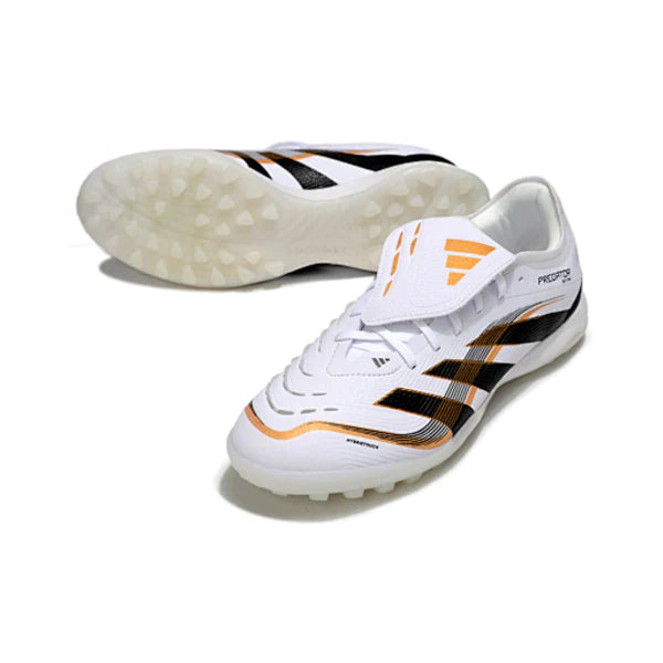 Adidas Predator 25 Elite Tongue White Black and Gold TF