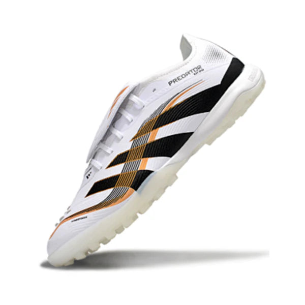 Adidas Predator 25 Elite Tongue White Black and Gold TF