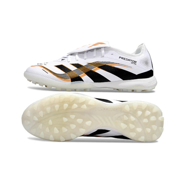 Adidas Predator 25 Elite Tongue White Black and Gold TF