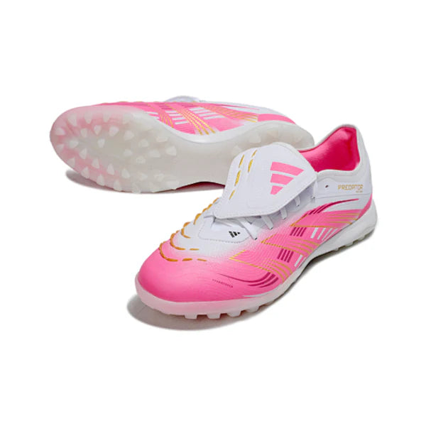 Adidas Predator 25 Elite Tongue White and Pink TF