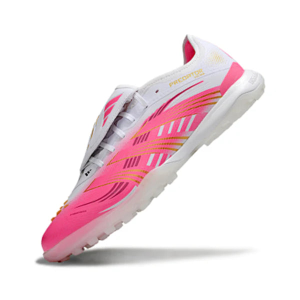 Adidas Predator 25 Elite Tongue White and Pink TF