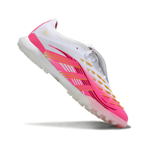 Adidas Predator 25 Elite Tongue White and Pink TF