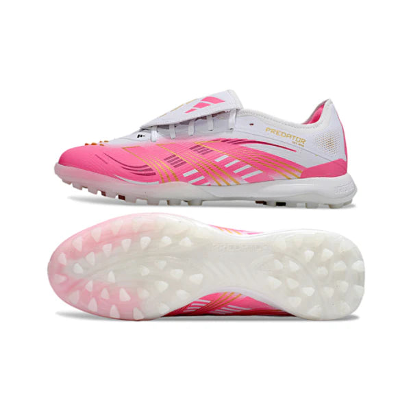 Adidas Predator 25 Elite Tongue White and Pink TF