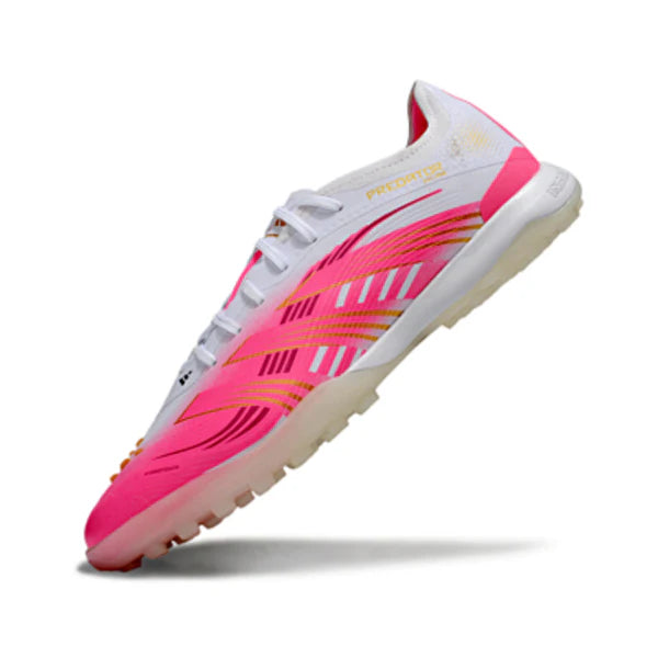 Adidas Predator 25 Elite White and Pink TF