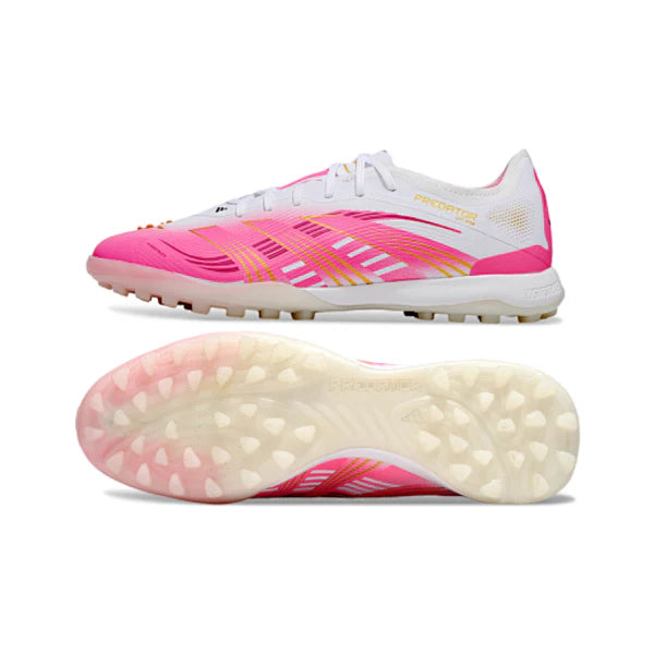 Adidas Predator 25 Elite White and Pink TF
