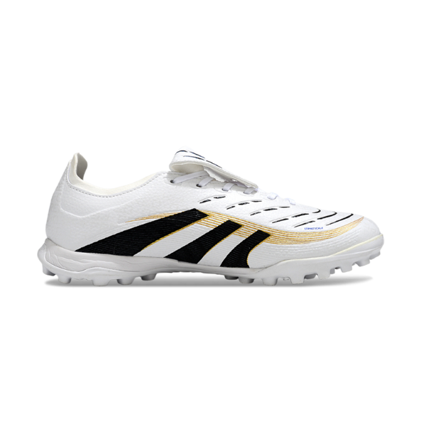 Adidas Predator 25 Fold-Over Tongue League White Turf TF Kids Football Boot