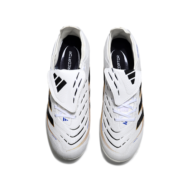 Adidas Predator 25 Fold-Over Tongue League White Turf TF Kids Football Boot