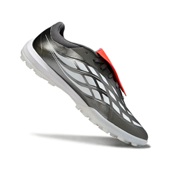 Adidas Predator 26 Elite Tongue Gray White and Orange TF