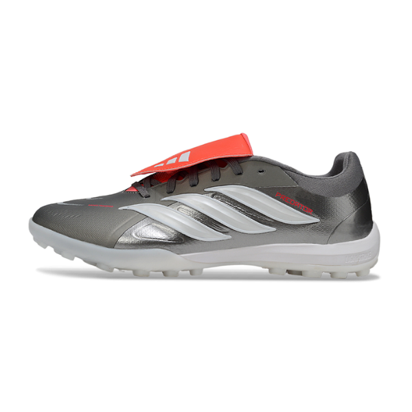 Adidas Predator 26 Elite Tongue Gray White and Orange TF