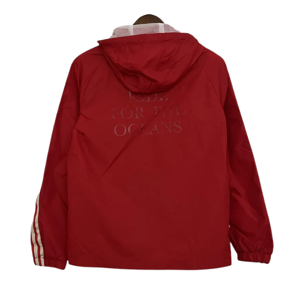 Adidas Red Windbreaker Jacket