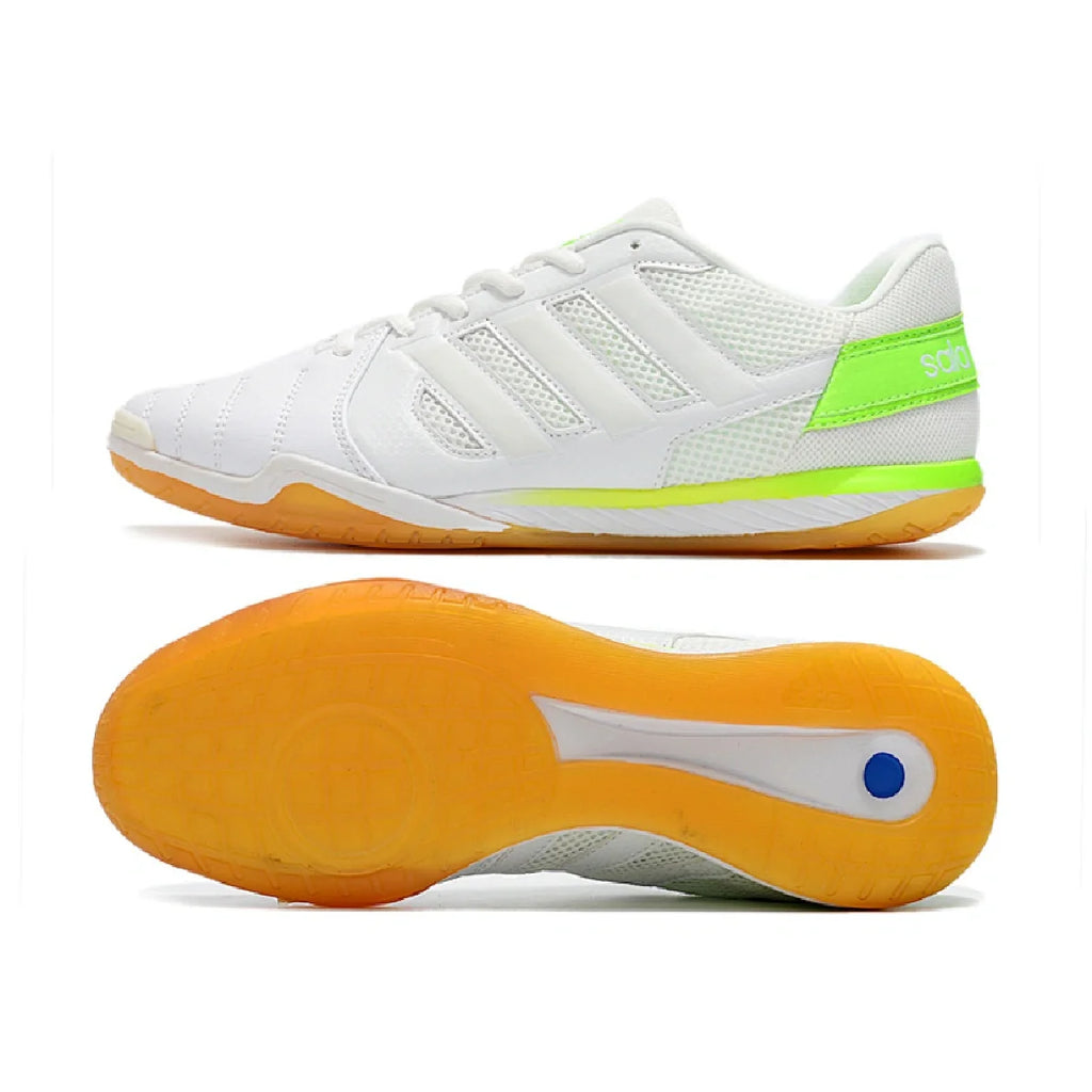 Adidas Top Sala IC White and Green Futsal