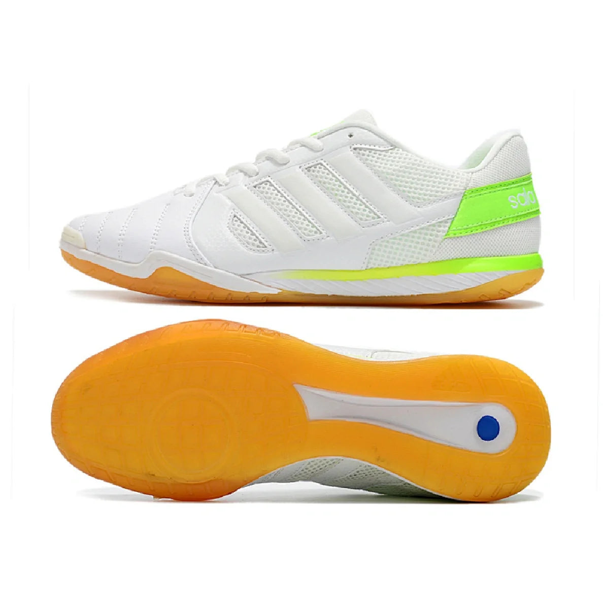 Adidas Top Sala IC White and Green Futsal