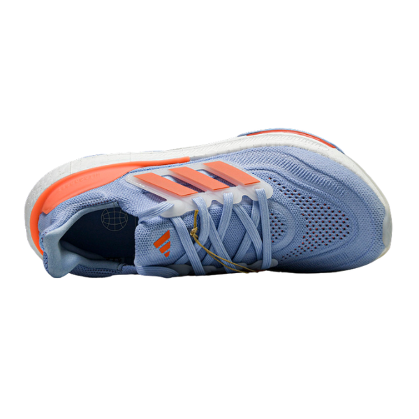 Adidas Ultraboost Light Blue and Orange Running Shoes