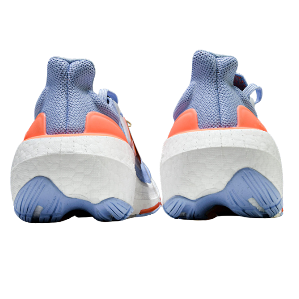 Adidas Ultraboost Light Blue and Orange Running Shoes