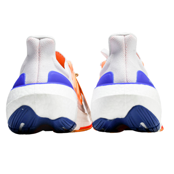 Adidas Ultraboost Light White Blue and Orange Running Shoes