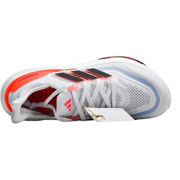 Adidas Ultraboost Light White and Orange Running Shoes