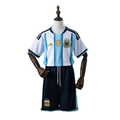 Argentina Adidas 2026 Home Kids Version Football T-Shirt + Shorts Kit