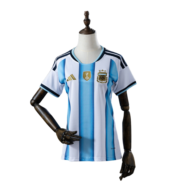 Argentina Adidas 2026 Home Woman Version Football T-Shirt