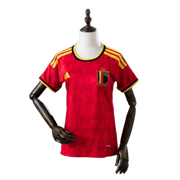 Belgium Adidas 2026 Home Woman Version Football T-Shirt