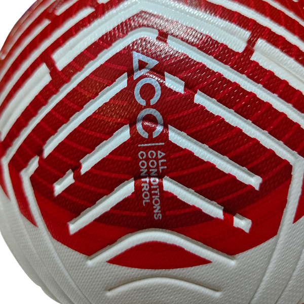 Nike Flight White and Red Football Ball
