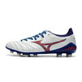 Mizuno Morelia Neo III Pro White Blue and Red FG