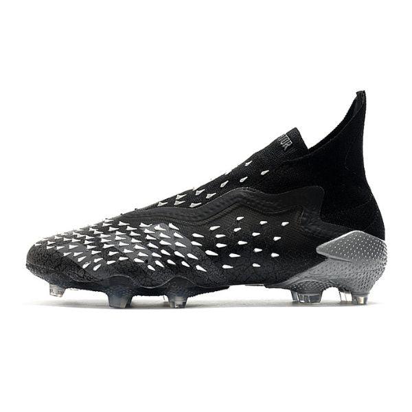 Adidas Predator Freak+ Black and Gray FG
