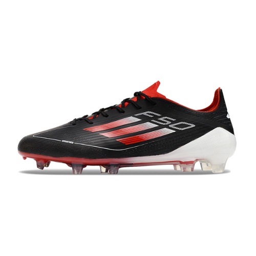 Adidas F50 Elite Black White and Red FG