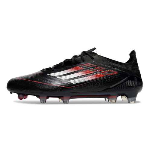Adidas F50 Elite Black White and Red FG