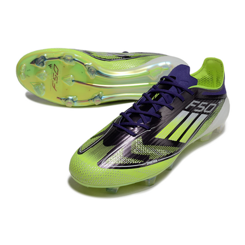 Adidas F50 Elite Purple and Green FG