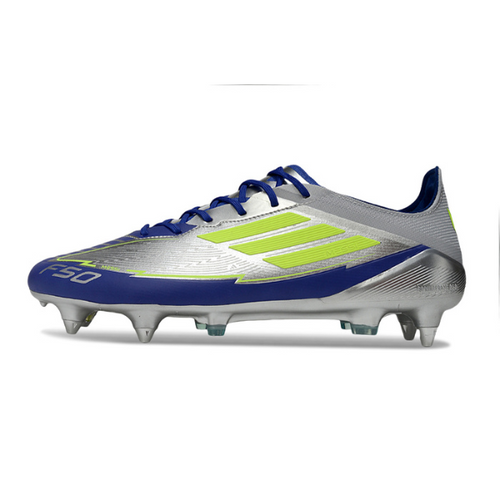 Adidas F50 Elite Silver and Blue Messi SG