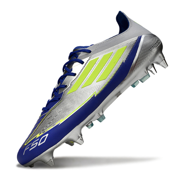 Adidas F50 Elite Silver and Blue Messi SG