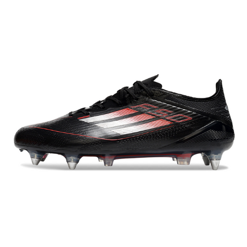 Adidas F50 Elite Black White and Red SG