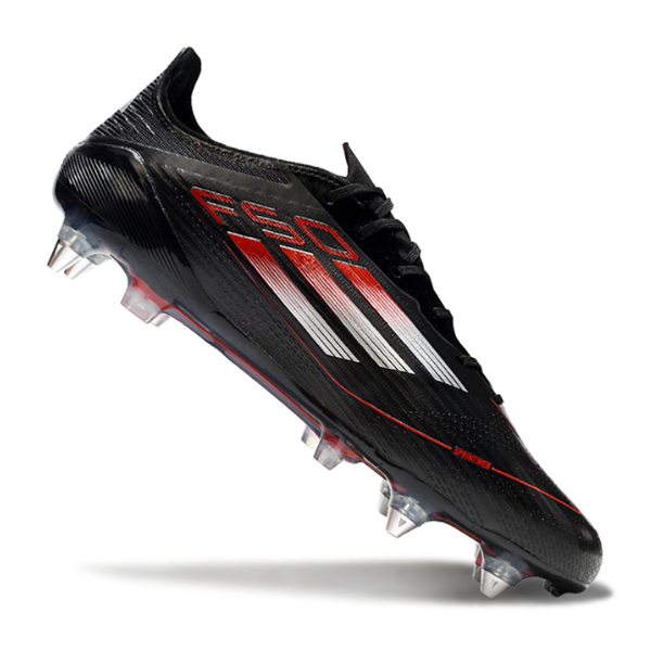 Adidas F50 Elite Black White and Red SG