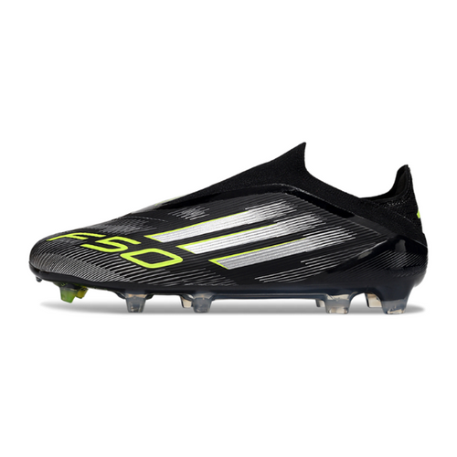 Adidas F50 Elite Laceless Black and White FG