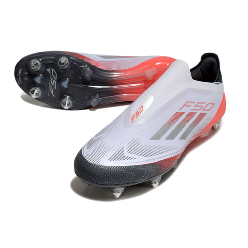 Adidas F50 Elite Kids SG White Grey and Orange