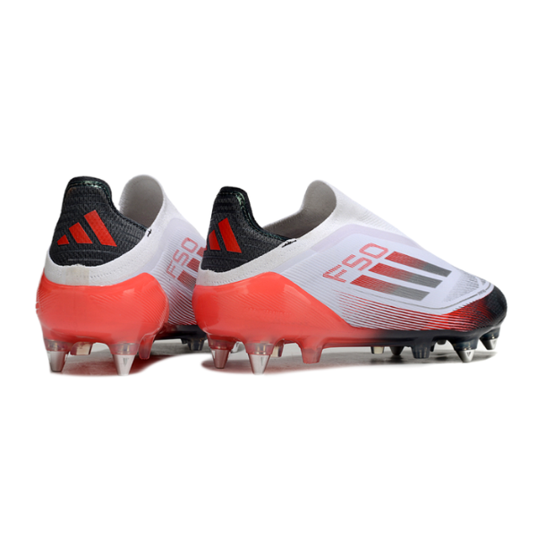 Adidas F50 Elite Kids SG White Grey and Orange