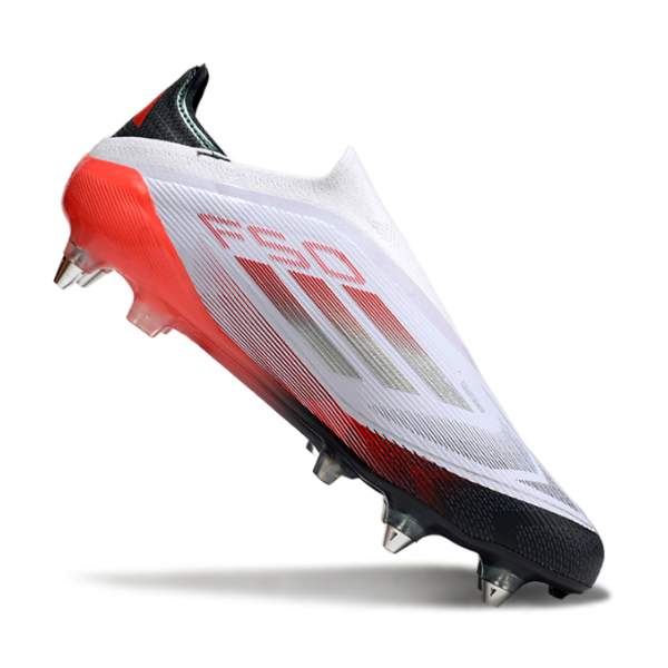 Adidas F50 Elite Kids SG White Grey and Orange