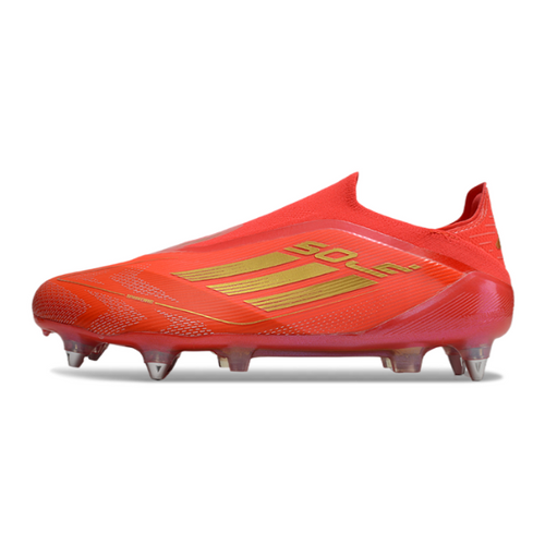 Adidas F50 Elite Laceless Red and Yellow SG