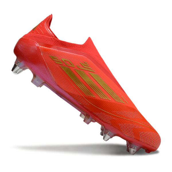 Adidas F50 Elite Laceless Red and Yellow SG