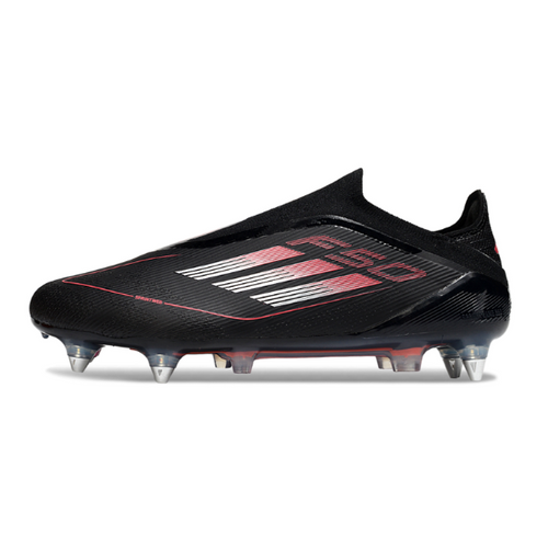 Adidas F50 Elite Laceless Black White and Red SG