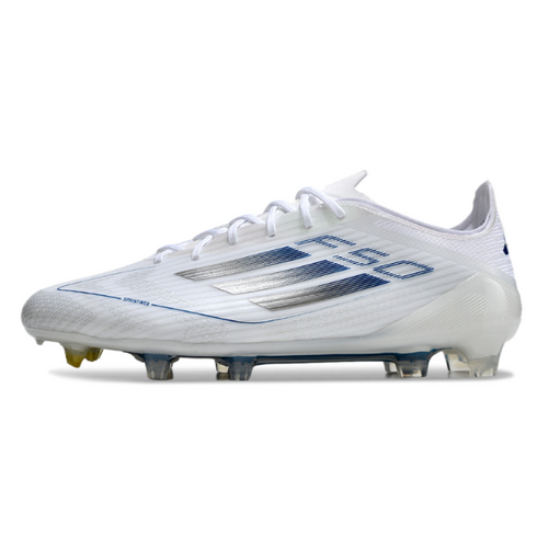 Adidas F50 Elite White and Blue FG