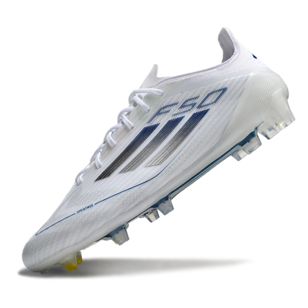 Adidas F50 Elite White and Blue FG