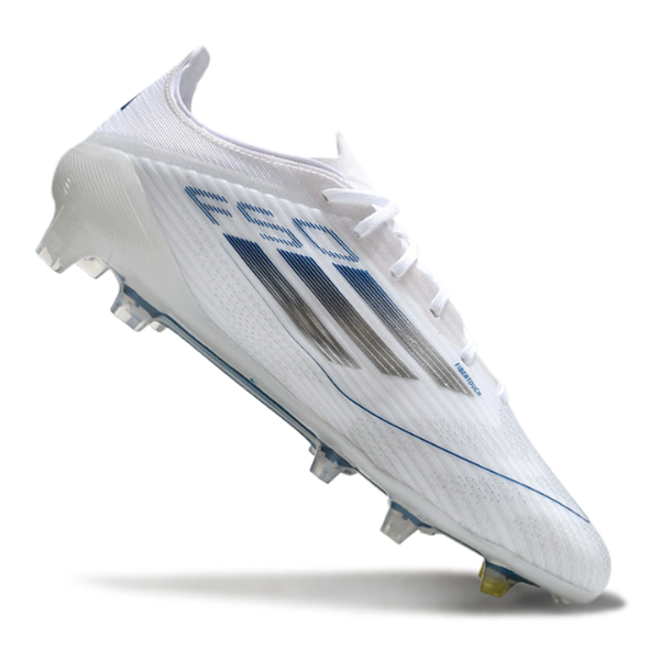 Adidas F50 Elite White and Blue FG