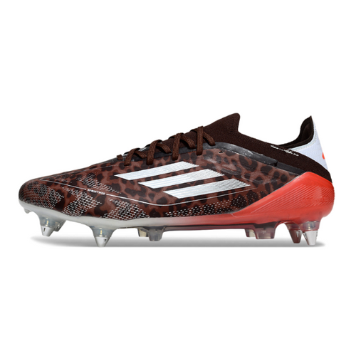 Adidas F50 Primeknit Elite Brown and Red SG