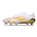 Adidas F50 Elite Laceless White and Gold SG