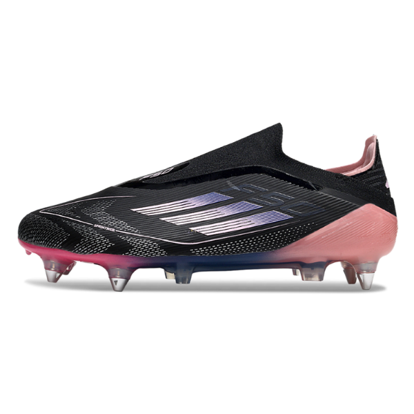 Adidas F50 Elite Without Laces Black and Pink SG Kids