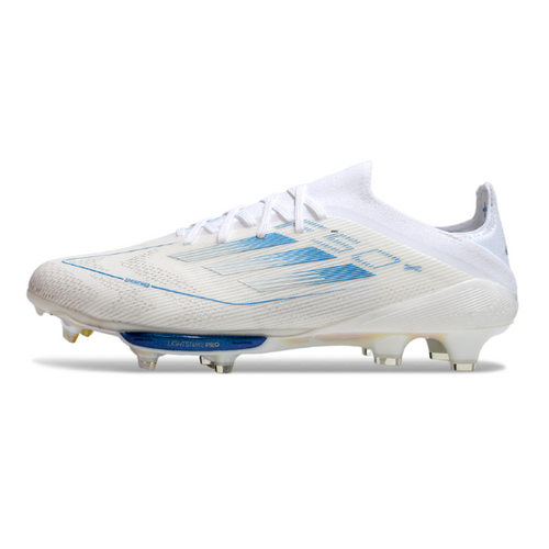 Adidas F50+ Elite White and Blue FG