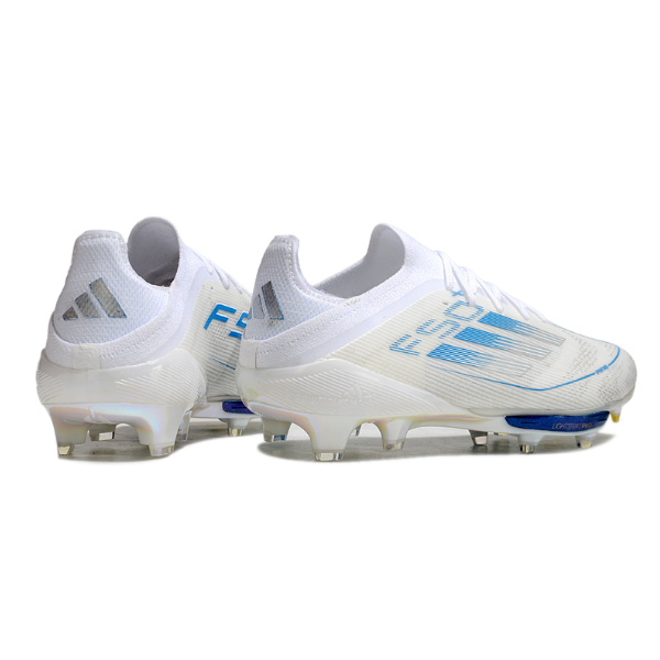 Adidas F50+ Elite White and Blue FG