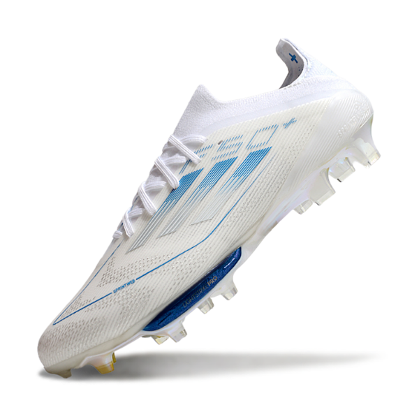 Adidas F50+ Elite White and Blue FG
